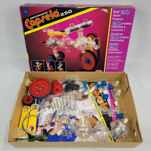 Capsela 250 Vintage Motorized Science Construction System C8